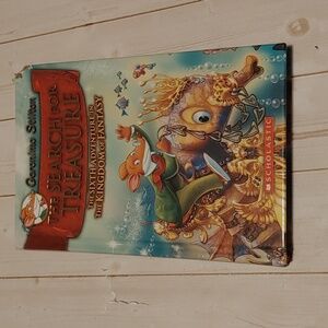 Geronimo Stilton. The Search For Treasure Children Hardcover Book Scholastic